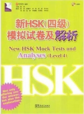 New HSK Mock Tests and Analyses Level 4 +MP3 CD (Çince Yeterlilik Sınavı) - Chen Xiang - Sinolingua
