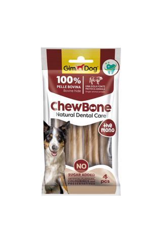 Gimdog Chew Bones Press Köpek Çiğneme Kemiği 80 Gr 4'lü Naturel