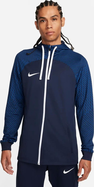 Nike M Dri-FIT Strike23 Hooded Track Jacket Knit DR2571-451 Lacivert Erkek Eşofman Üstü