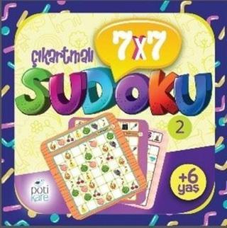 7x7 Çıkartmalı Sudoku 2 - Komisyon  - Pötikare Yayınları