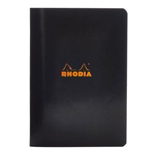 Rhodia A5 Zımbalı 48yp Not Defteri Kareli / siyah