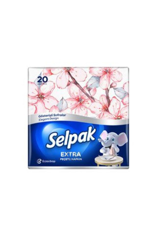 Selpak 5 Adet Extra Desenli Peçete 20'Li