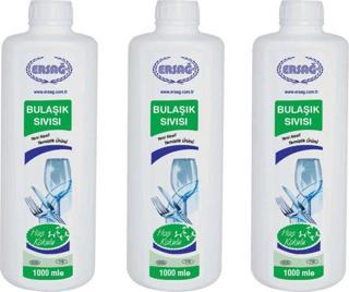 Ersağ Hoş Kokulu Bulaşık Sıvısı 1000 Ml. X 3 Adet