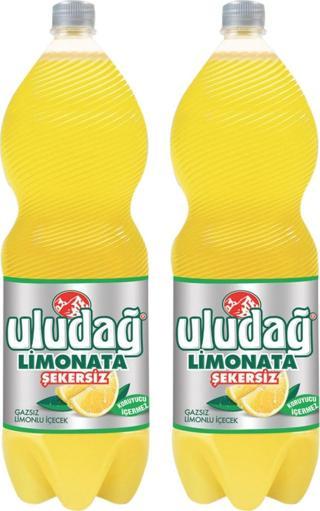 Uludağ Limonata Şekersiz 2 lt 2 li