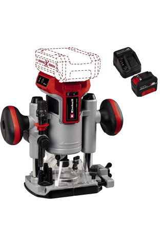 4350411 TP-RO 18 Li BL Kömürsüz Freze 4,0 akü sterter kit