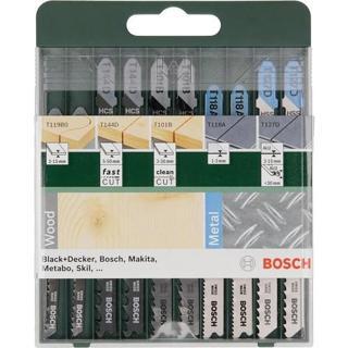 Bosch - 10 Parça Dekupaj Testere Seti Karışık