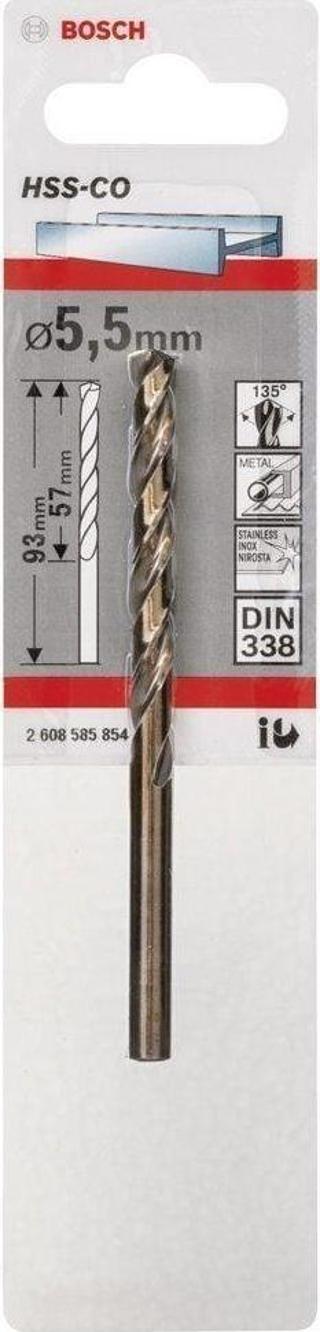 Bosch - HSS-Co Metal Matkap Ucu 5,5*93 mm 1'li Paket