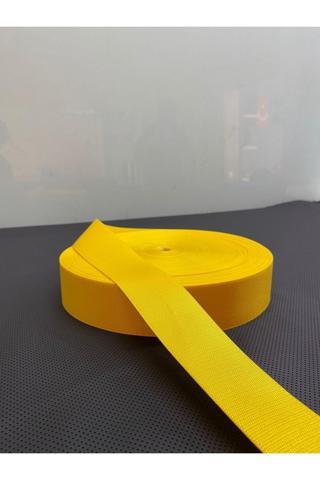 Sarı Renkli Emniyet Kemeri 15 Metre 4 cm Kemer