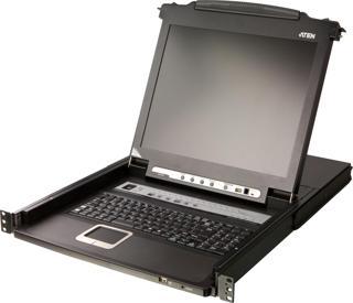 17.3&quot; LCD 16-Port PS/2-USB VGA Single Rail LCD KVM Switch (Turkish keyboard)