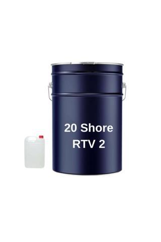 RTV 2 20 Shore Kalıp Silikonu 25 Kg Renk Beyaz