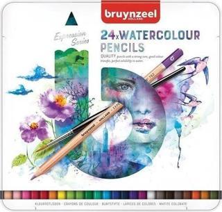 BRUYNZEEL EXPRESSION AQUARELLE 24'LÜ KURU-SULU KALEM BOYA SETİ