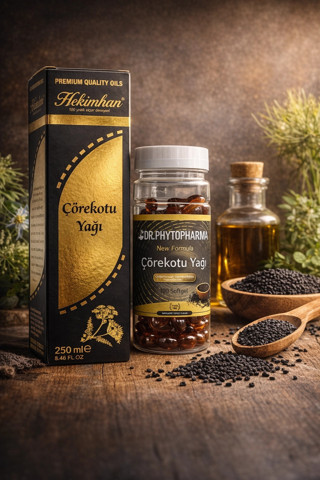 ÇareBurada Çörek Otu Yağı 100 Softjel + Çörek Otu Yağı 250 ml