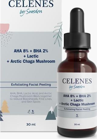 Celenes Yüz Serum Aha + Bha + Lactıc + Arctıc Chaga Mushroom 30 ML