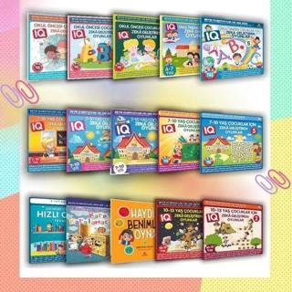 Çocuklar için Zeka Geliştirici Oyunlar Seti - 15 Kitap Takım - Kolektif  - Ekinoks