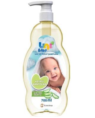 Uni Baby Saç Ve Vücut Şampuanı Aloe Vera Özlü 700 Ml Yeni