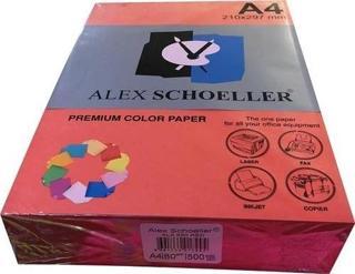 Alex Schoeller 650 A4 Fotokopi Kağıdı 500 lü Kırmızı