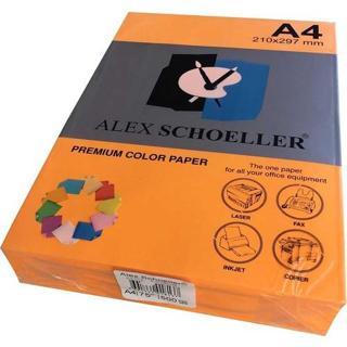 Alex Schoeller 771 A4 Fotokopi Kağıdı 500 lü Fosforlu Turuncu