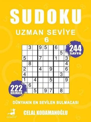Sudoku Uzman Seviye 6 - Celal Kodamanoğlu - Olimpos Yayınları