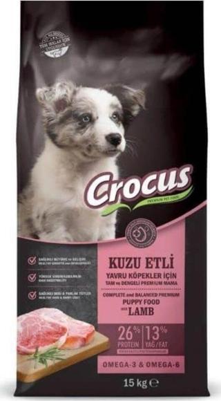 Crocus Kuzu Etli Yavru Köpek Maması 15 Kg