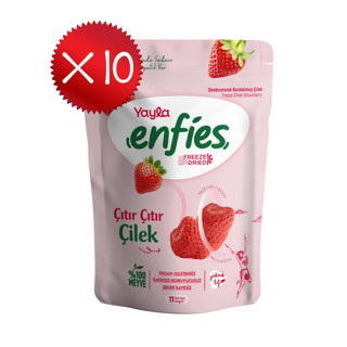 Yayla Enfies Freeze Dried Çilek 15 g x10