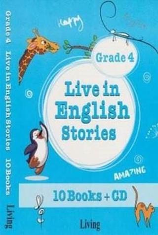 Grade 4 Live in English Stories-10 Books CD - Seval Deniz - Living English Dictionary