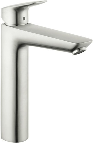 Hansgrohe Logis Modern Düşük Akışlı Su Tasarruflu 1 Kollu 1 25,4 Cm Uzunluğunda Fırçalanmış Nikel Ba