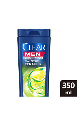 Men Maksimum Ferahlık Yağlı Saç Derisi İçin Kepeğe Karşı Etkili Şampuan 350 Ml