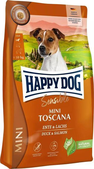 Happy Dog Sensible Mini Toscana Ördekli ve Somonlu Köpek Maması 4 kg