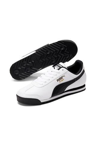 Puma 353572 Roma Basic Beyaz-Siyah Erkek Sneaker