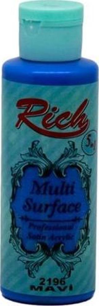 Rich Akrilik Boya Multi Surface 120 Cc Mavi 120-2196