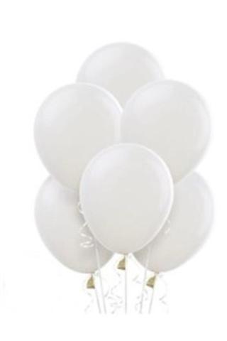 Balonevi Balon 12" Baskı Balonu Beyaz 100'lü