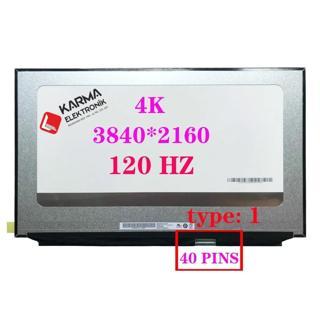 17.3 inç 40Pin Slim IPS (3840*2160) Full Hd 4K Lcd Ekran, Panel B173ZAN06.1 120Hz (Vidasız) / Ver.1 Sağ Soket