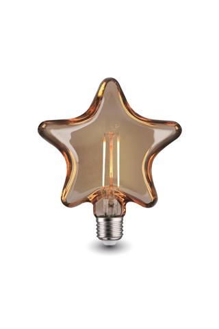 Orbus Yıldız Filament LED Ampul Amber E27 360 Lm