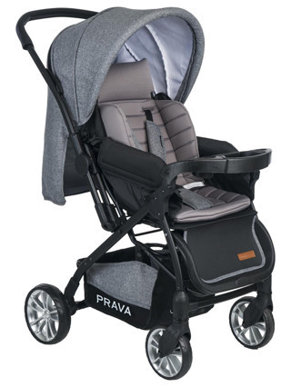 Prava Dream Plus Çift Yönlü Bebek Arabası - Gri