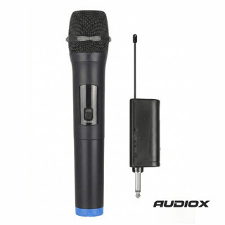 AUDIOX TM-100 Şarjlı Uhf Telsiz El Mikrofonu – Kablosuz Mikrofon, 6.35 mm Jak Alıcılı, 3.5 mm Uyumlu, Sahne, Karaoke, Sunum ve Anons Uyumlu