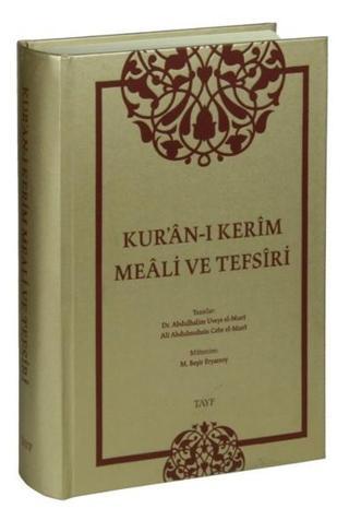 Kur'an-ı Kerim Meali ve Tefsiri-Orta Boy - Ali Abdulmuhsin Cebr el-Mısri - Tayf