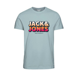 Jack&Jones Tone Erkek Mavi Bisiklet Yaka Tişört