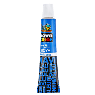 Nova Color Yağlı Boya Tüp Mavi NC-129 (12 tüp)
