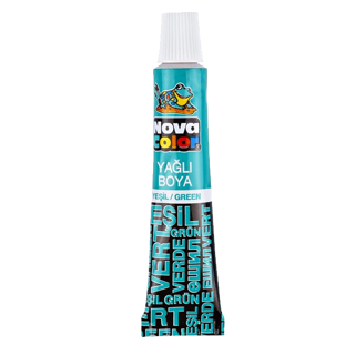 Nova Color Yağlı Boya Tüp Yeşil NC-130 (12 adet)