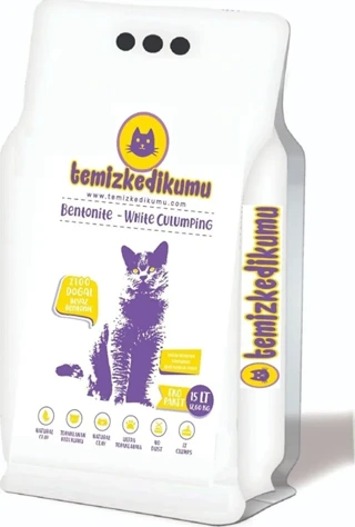 TKK TEMİZKEDİKUMU Temizkedi Kumu Kokusuz Ince 15 Lt (kitten) Yavru Kedi Kumu