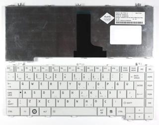 Toshiba C600 C640 C645 C645D L600 L630 L635 L640 Notebook Klavyesi - Beyaz TR 9Z.N4VGQ.10T