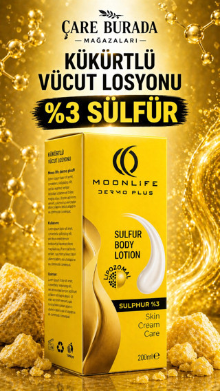 Kükürtlü Vücut Losyonu 200 Ml (%3 Sülfür)