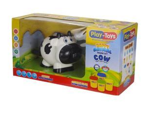 Playtoys Oyuncak Happy Animal Cow Dough Set 4322