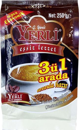 Yerli 3'ü 1 Arada Hazır Kahve 250 g