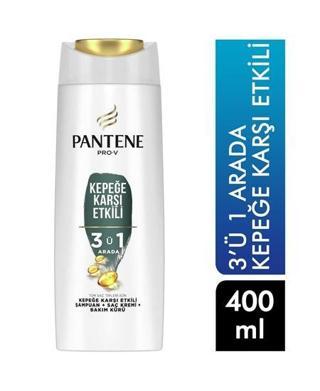 Pantene Şampuan 350 ml. Kepeğe Karşı Etkili 3in1