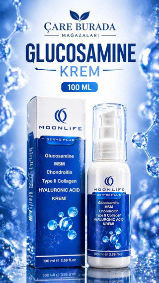 Glukozamin Bakım Kremi 100 Ml (MSM & Chondroitin & Type 2 Kolajen & Hyaluronic Acid)