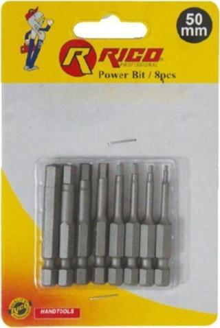 005-Kk1132 50Mm 8 Parça Allen Bits Uç Seti