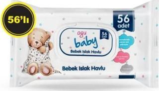 Agu Baby Bebek Islak Havlu Mendil 56 Lı 10 Adet