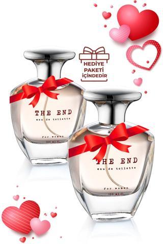 The End Sevgililer Günü Özel Edt Kadın Parfüm Seti 100 ml  X 2 Adet