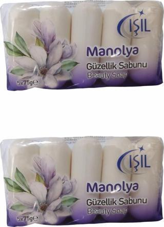 Işıl Katı Güzellik Sabunu Manolya 5X75 G (2 Paket)